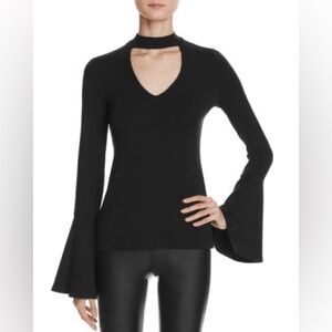 Urban Heritage Black Long Sleeve Top